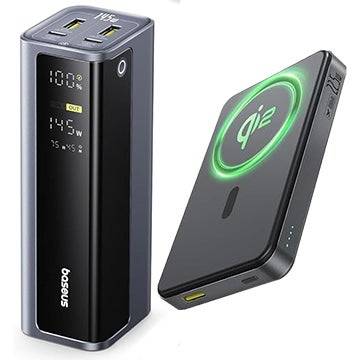BASEUS 20 800MAH 145W BANK POWER + 10 000mAh 22,5W Magsafe Qi2 Power Bank