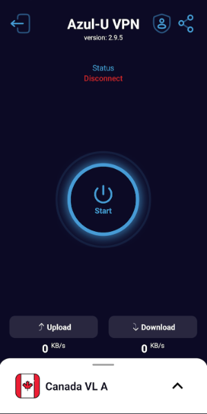 Azul VPN Mod スクリーンショット 1