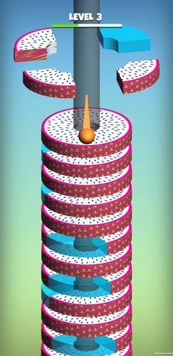 Stack Ball Fruit Crush Capture d'écran 2