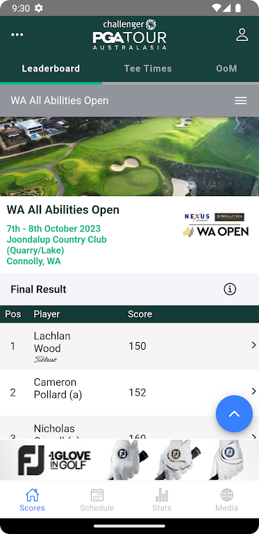 PGA Tour of Australasia应用截图第0张
