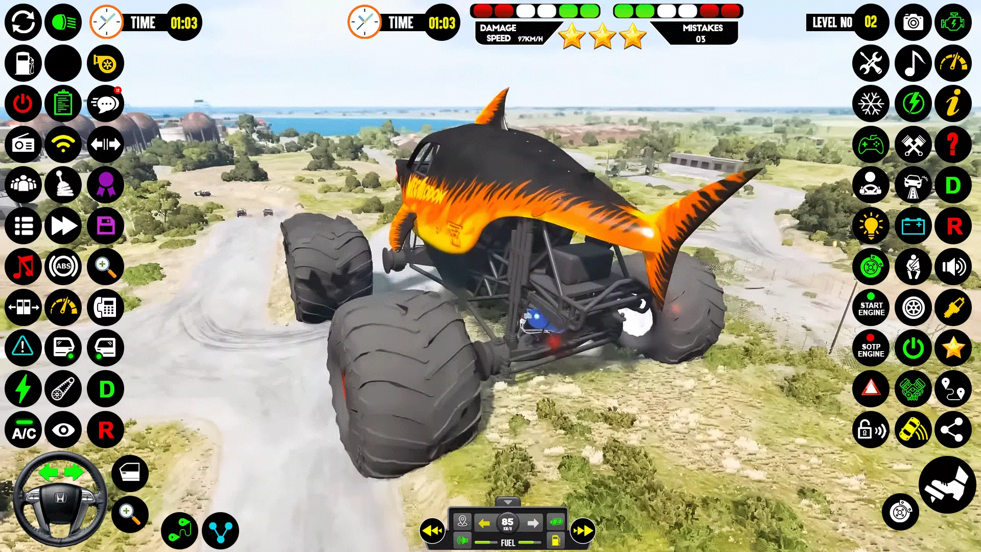 Monster Truck Racing: Truck 3D Capture d'écran 2