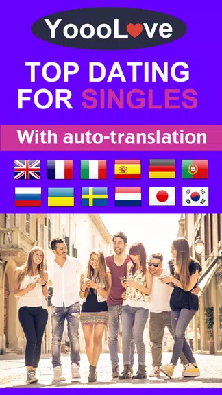 YoooLove Dating with auto-translation - Free chat 螢幕截圖 0