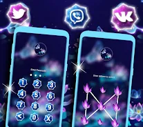 Neon Lotus Launcher Theme 螢幕截圖 2