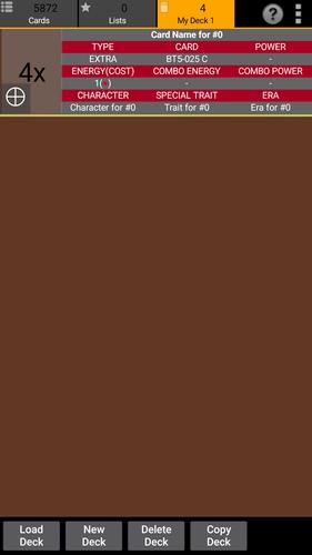 Database for Super Ball TCG Скриншот 3