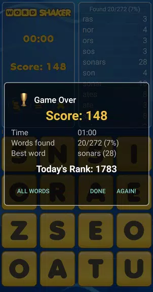 Word Shaker Capture d'écran 1