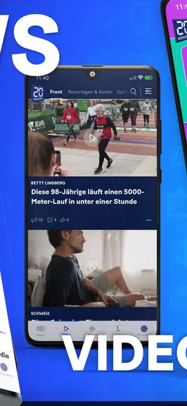 20 Minuten - Nachrichten Capture d'écran 1