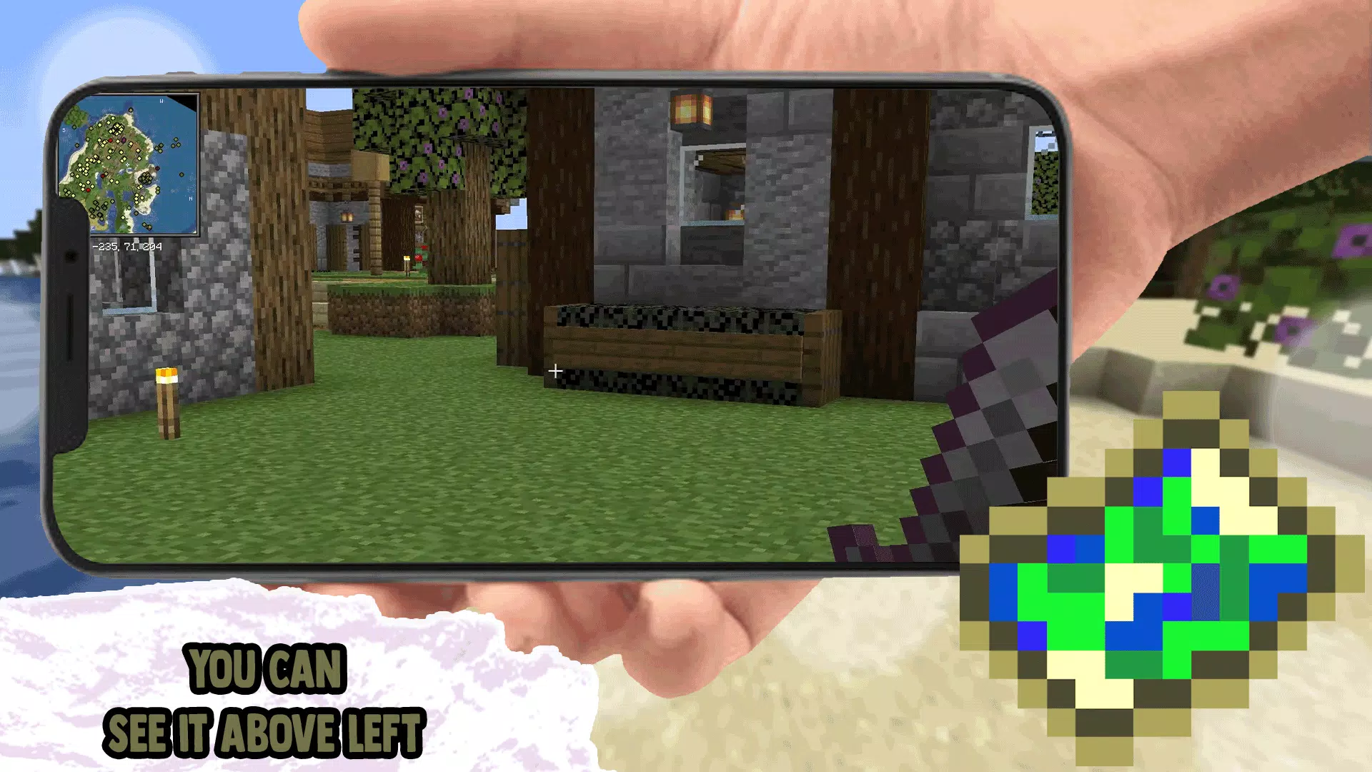 Minimap Mod Addons for MCPE Capture d'écran 0