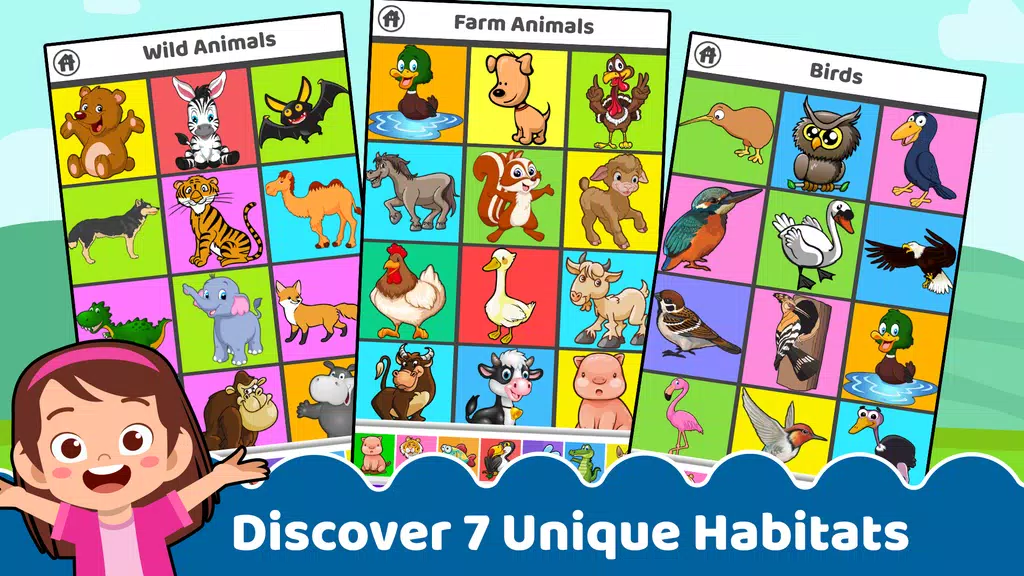 Animals for kids: Color & Draw 螢幕截圖 3