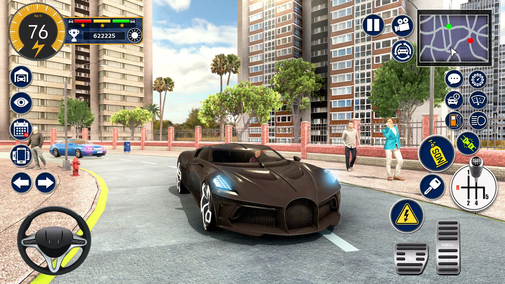 Bugatti Game Car Simulator 3D 螢幕截圖 3