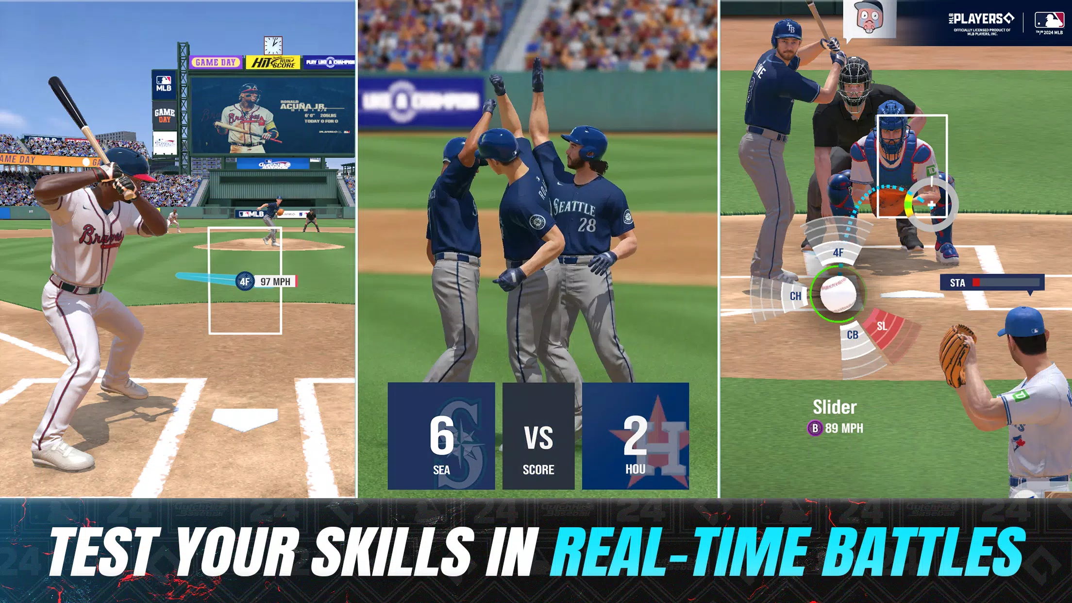 MLB Clutch Hit Baseball 2024 螢幕截圖 1