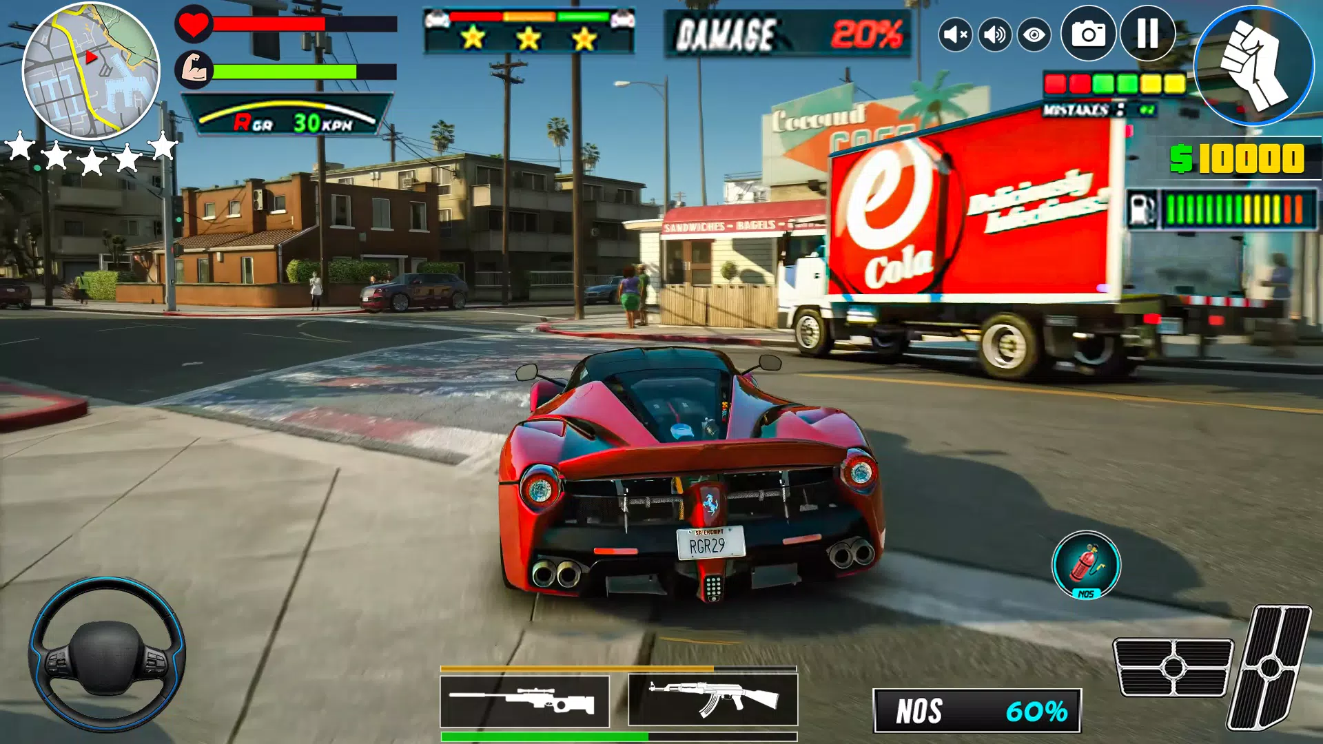 Vegas City Gangster Crime Game 螢幕截圖 3