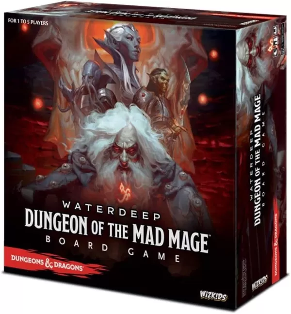 D＆D Water -Deep：Mad Mage Adventure系統棋盤遊戲的地牢遊戲