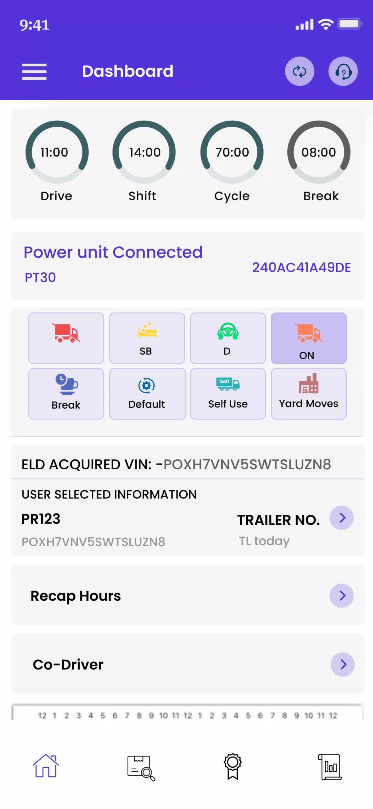 ELD Mandate HOS Capture d'écran 2