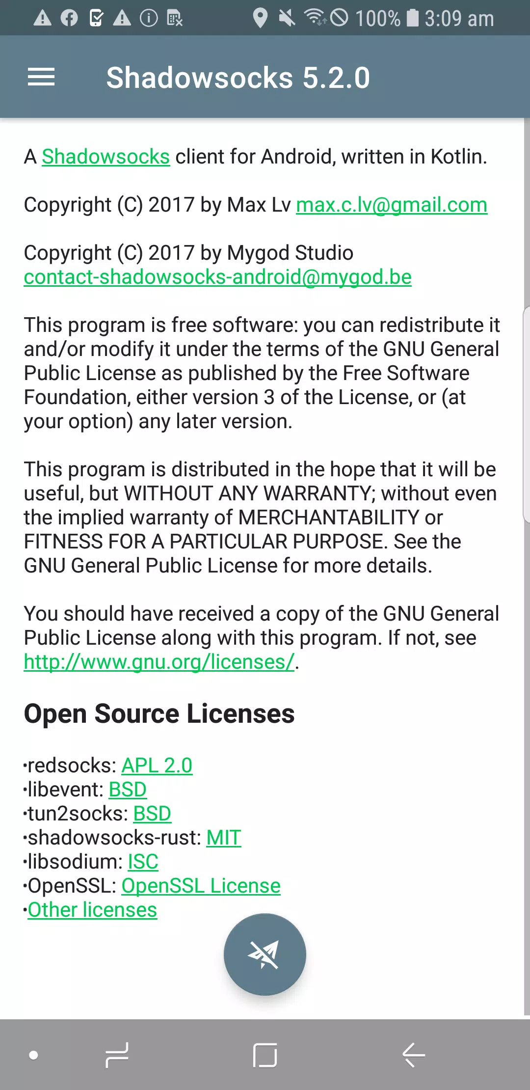 Shadowsocks Capture d'écran 0
