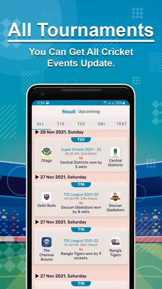 Live Cricket 螢幕截圖 3
