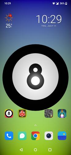 Magic 8 Ball Live Wallpaper 3D 螢幕截圖 0