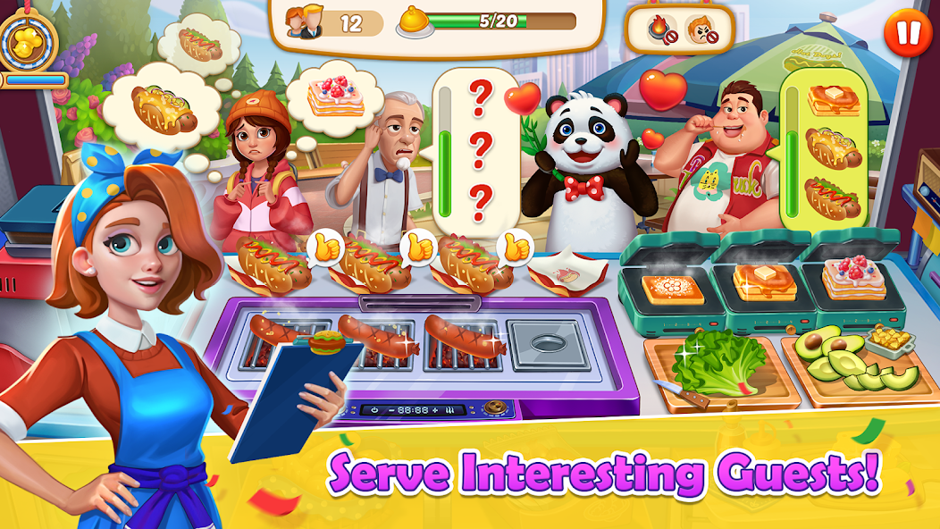 Rita's Food Truck:Cooking Game Mod ဖန်သားပြင်ဓာတ်ပုံ 2