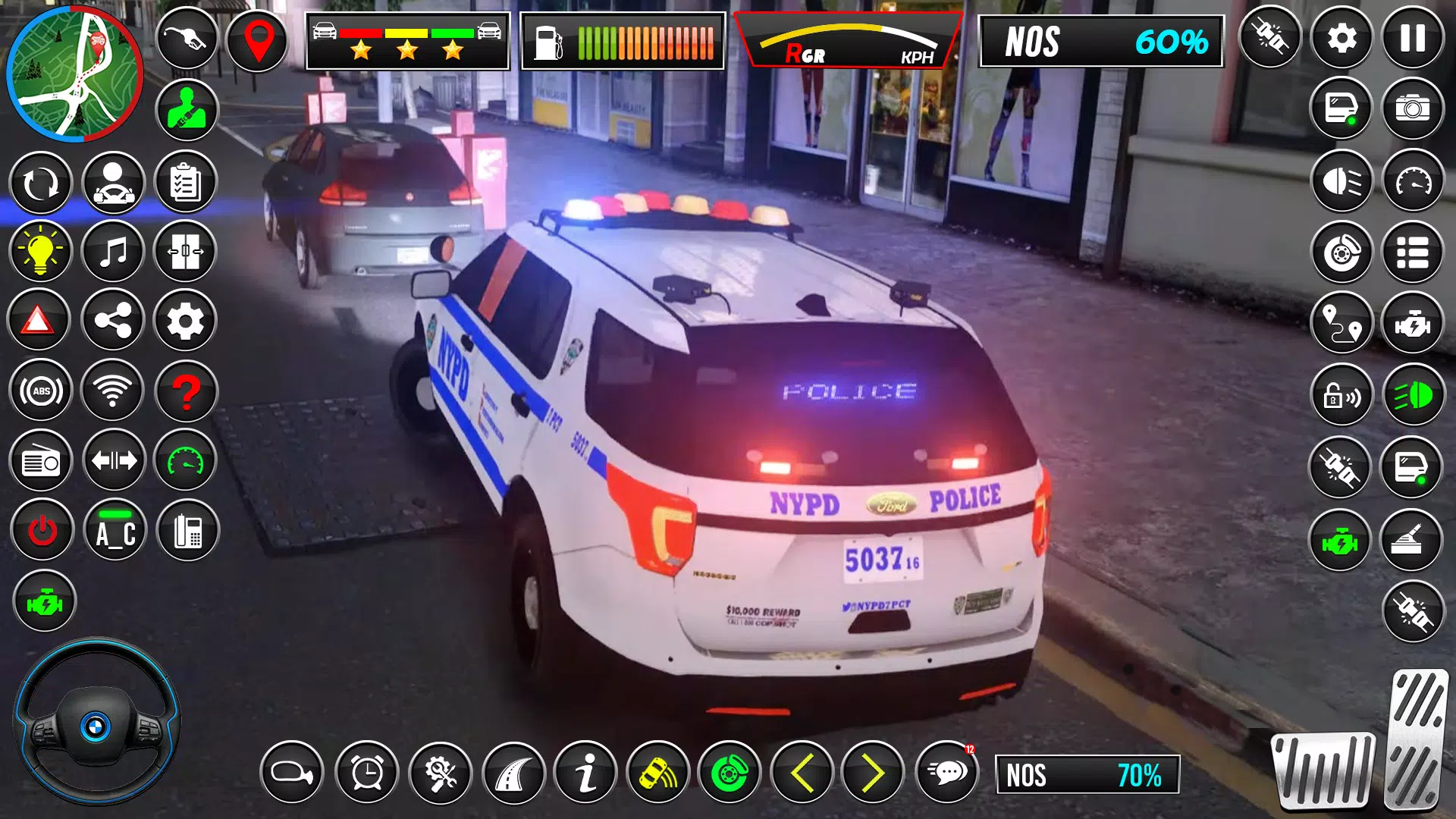 US Police Car Chase Car Game Capture d'écran 2