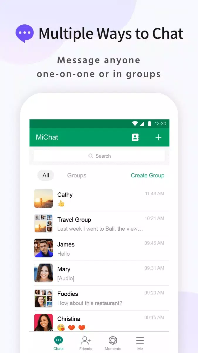MiChat Lite-Chat, Make Friends 螢幕截圖 0