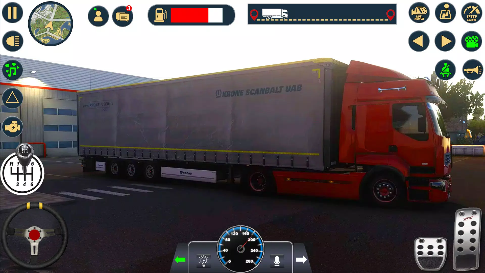 Euro Cargo Truck Simulator 3D 螢幕截圖 0