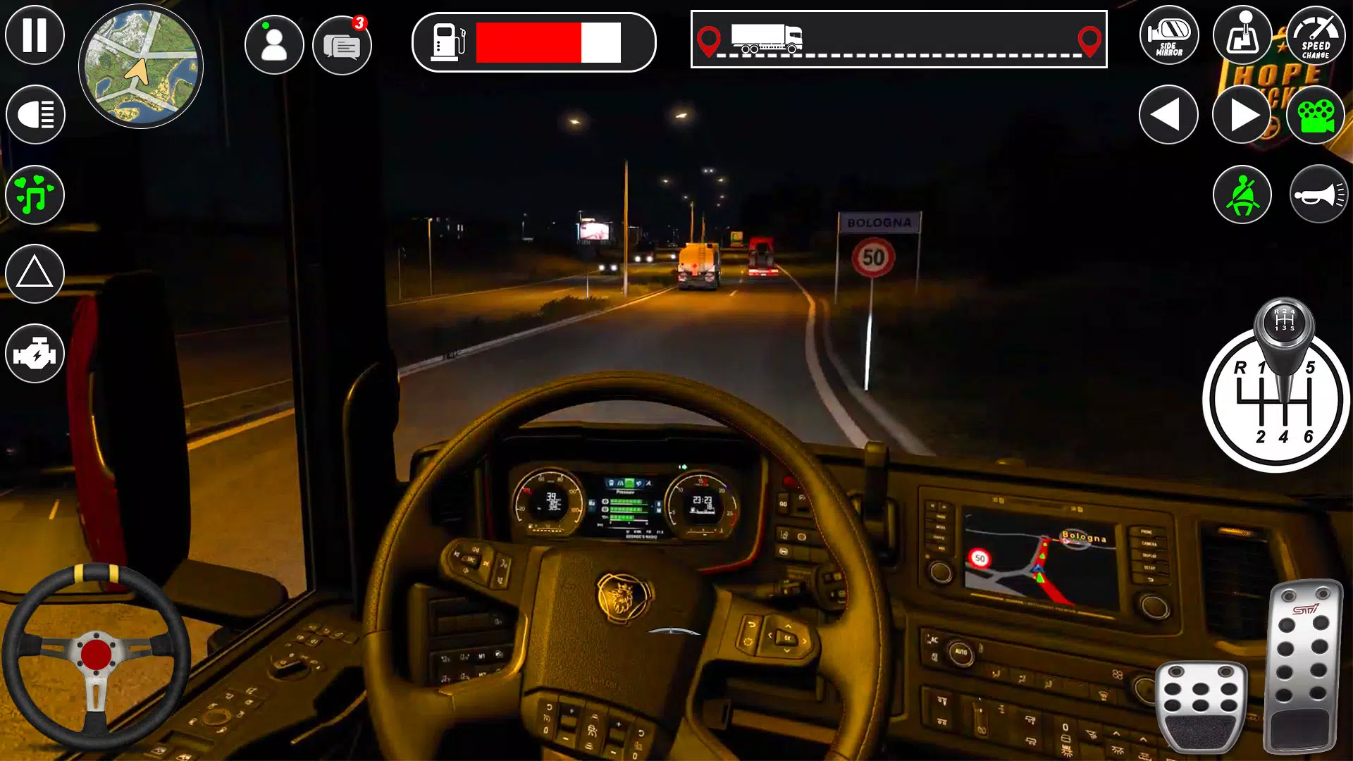 Euro Cargo Truck Simulator 3D 螢幕截圖 1