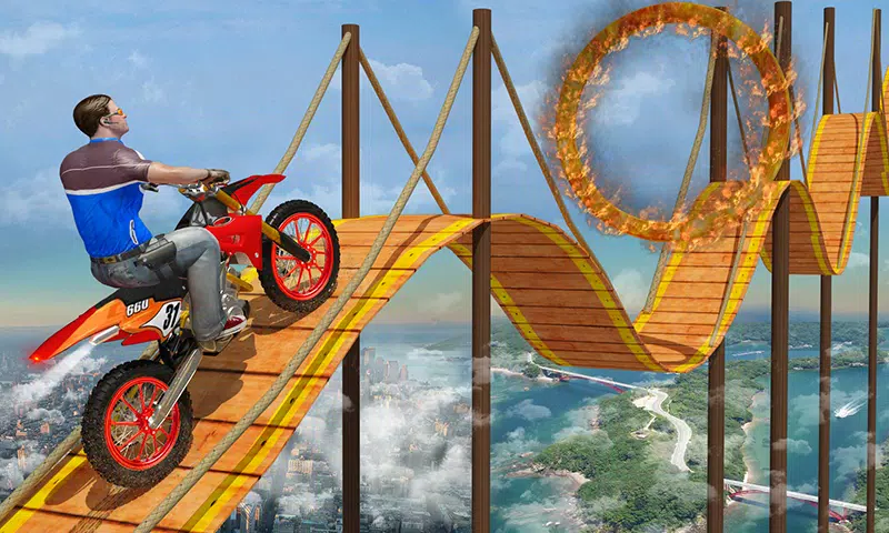 Bike Tricks Trail Stunt Master Capture d'écran 0
