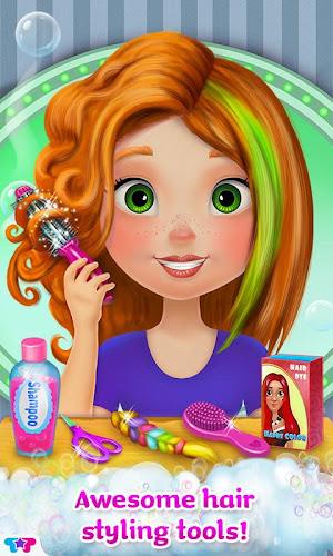 Crazy Hair Salon-Girl Makeover 螢幕截圖 2