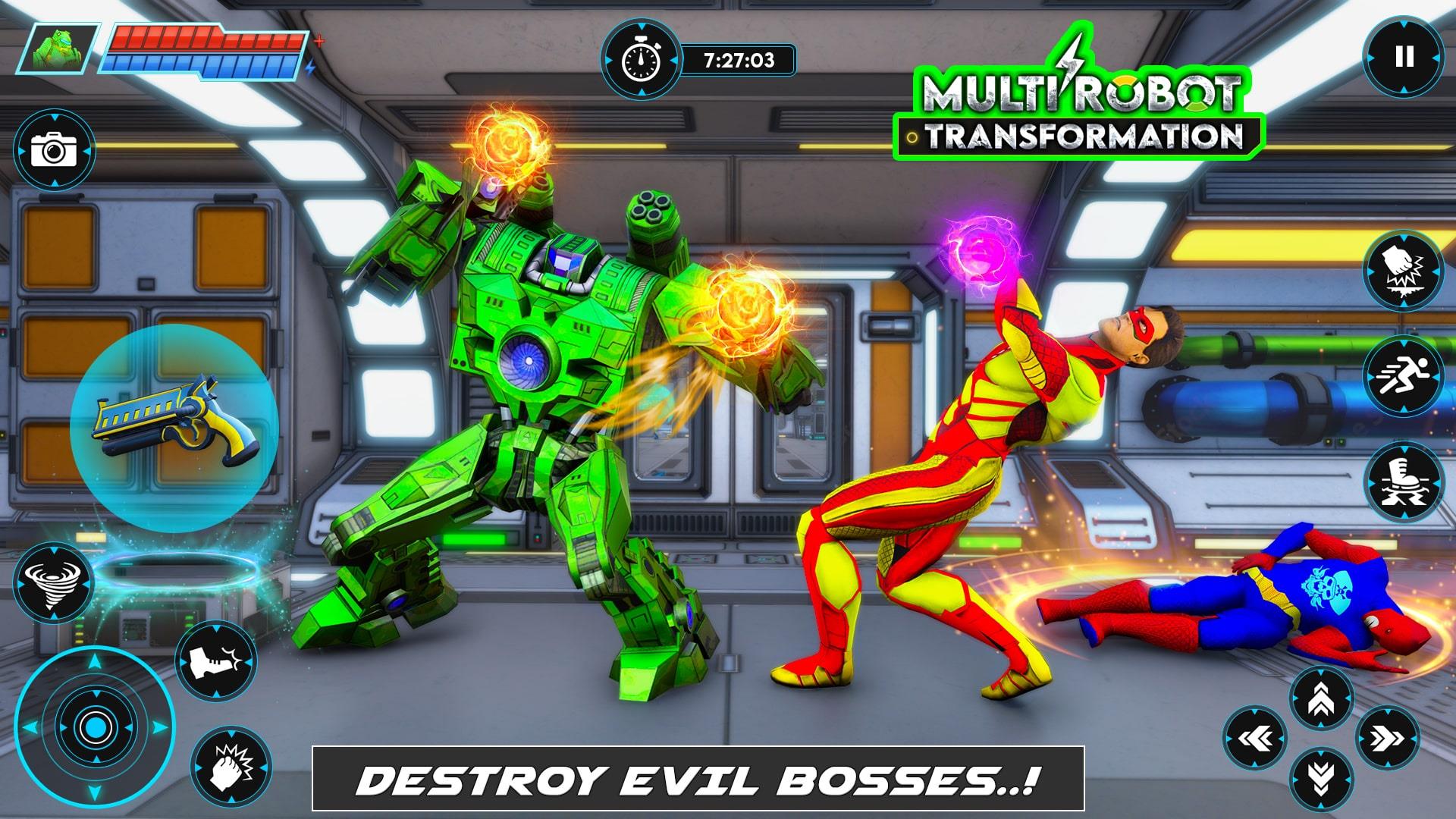 Robot Transform Car Games 3D ภาพหน้าจอ 2