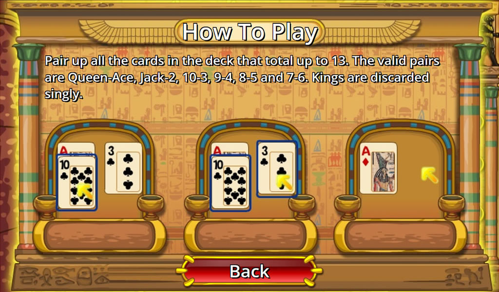 Egypt Pyramid Solitaire 螢幕截圖 0