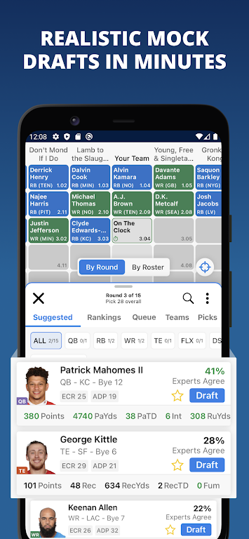 Schermata Fantasy Football Draft Wizard 2