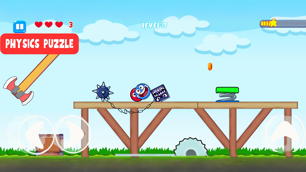 Ball V - Red Bounce Ball 5 Mod Tangkapan skrin 2