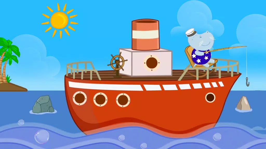 Hippo Adventures: Lighthouse 螢幕截圖 0