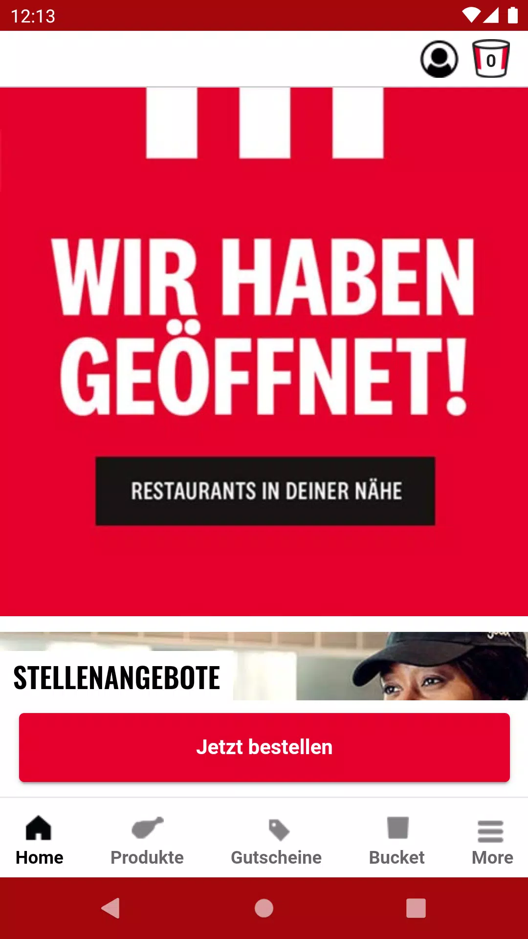 KFC Ekran Görüntüsü 0