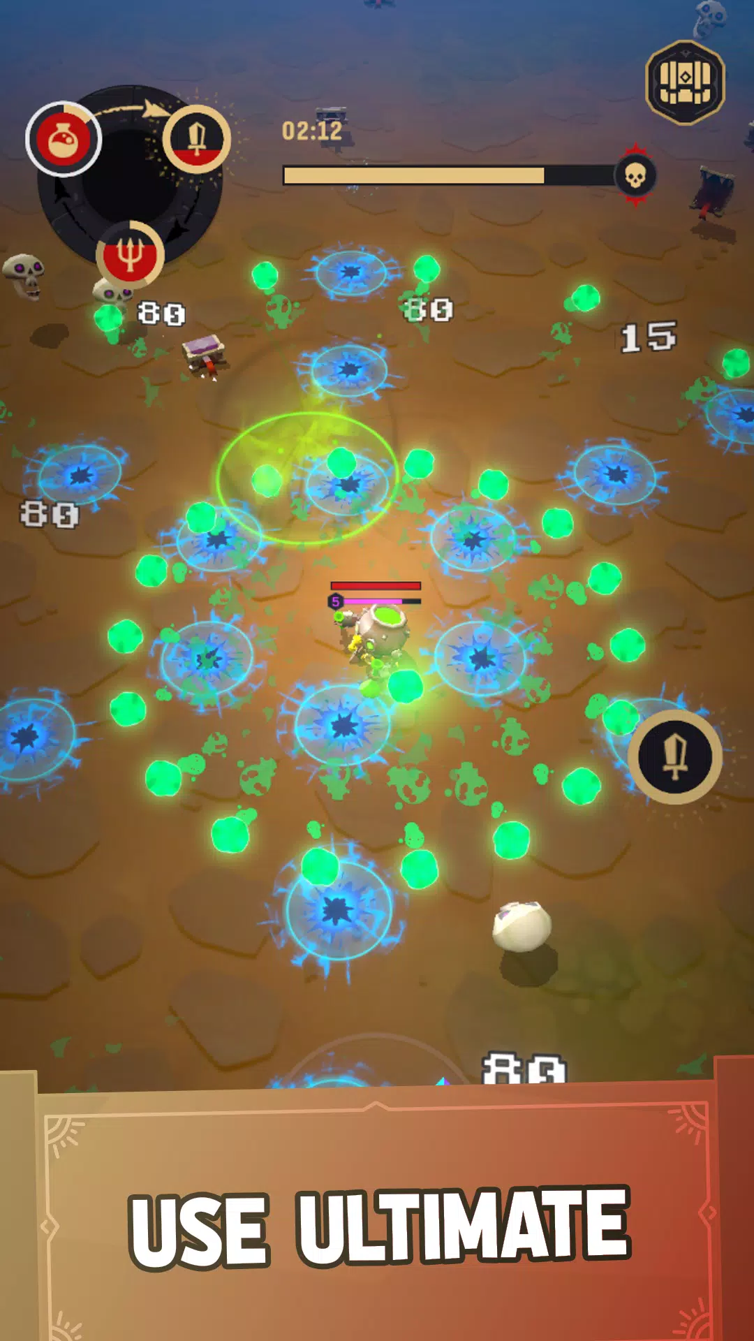 Legacy wizard Endless survival स्क्रीनशॉट 1