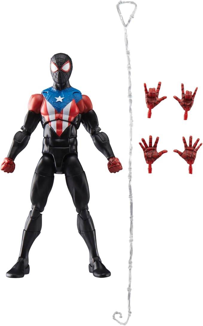 蜘蛛俠Marvel Legends系列Gamerverse Miles Morales Morales Boricua西裝