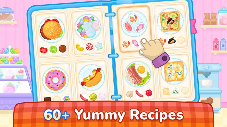 Kids Cooking Games 2 year olds ဖန်သားပြင်ဓာတ်ပုံ 1