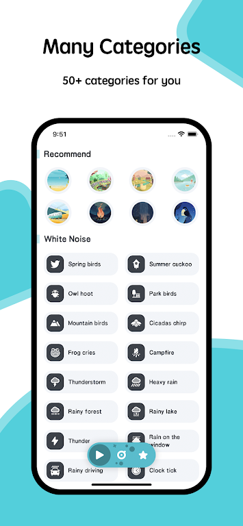 White Noise for Sleep Relax Mod Ảnh chụp màn hình 2