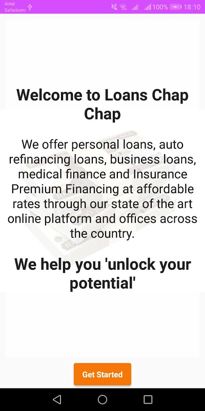 Loans Chap Chap 螢幕截圖 1