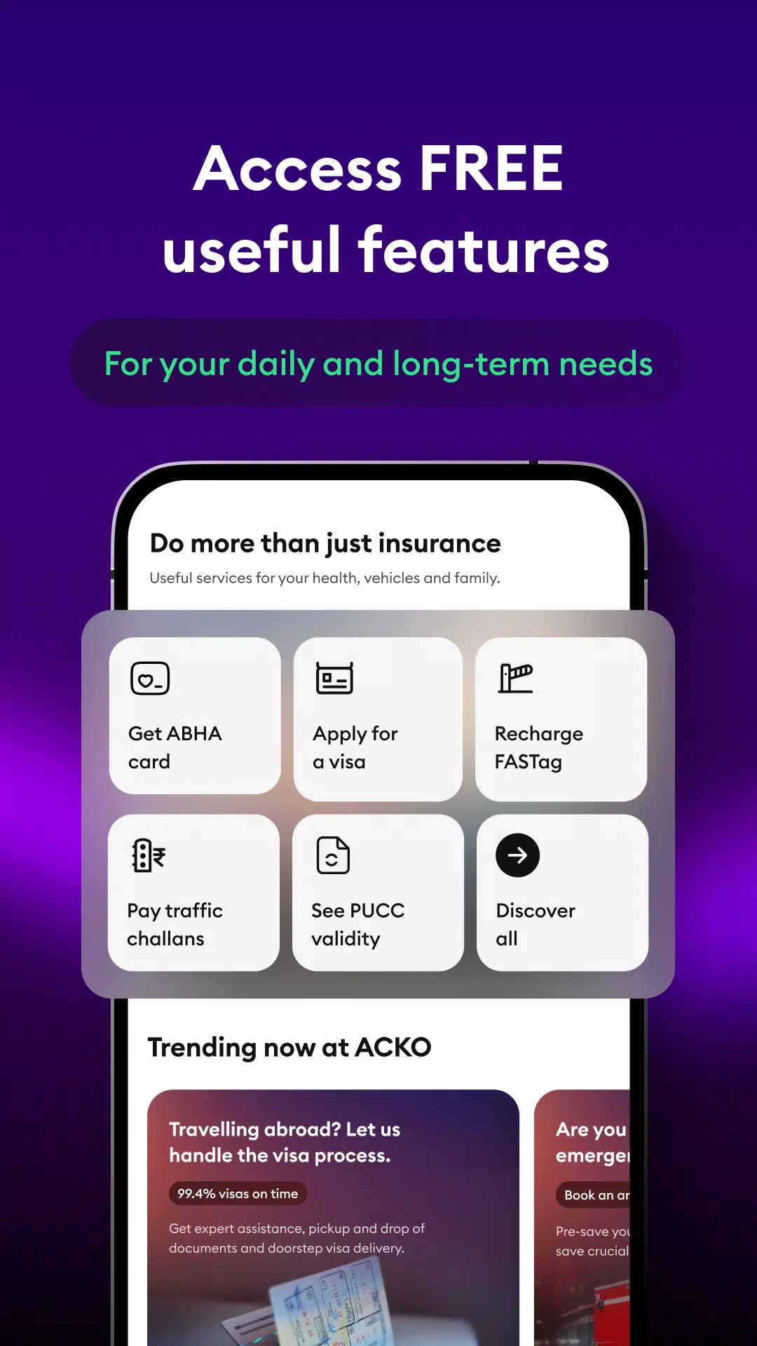 ACKO Insurance Скриншот 2