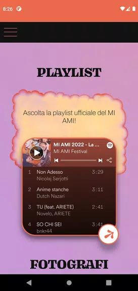 MI AMI Festival Скриншот 1