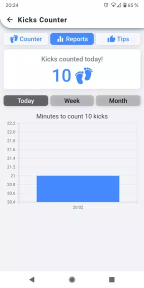 Kick Counter - Track your baby स्क्रीनशॉट 1