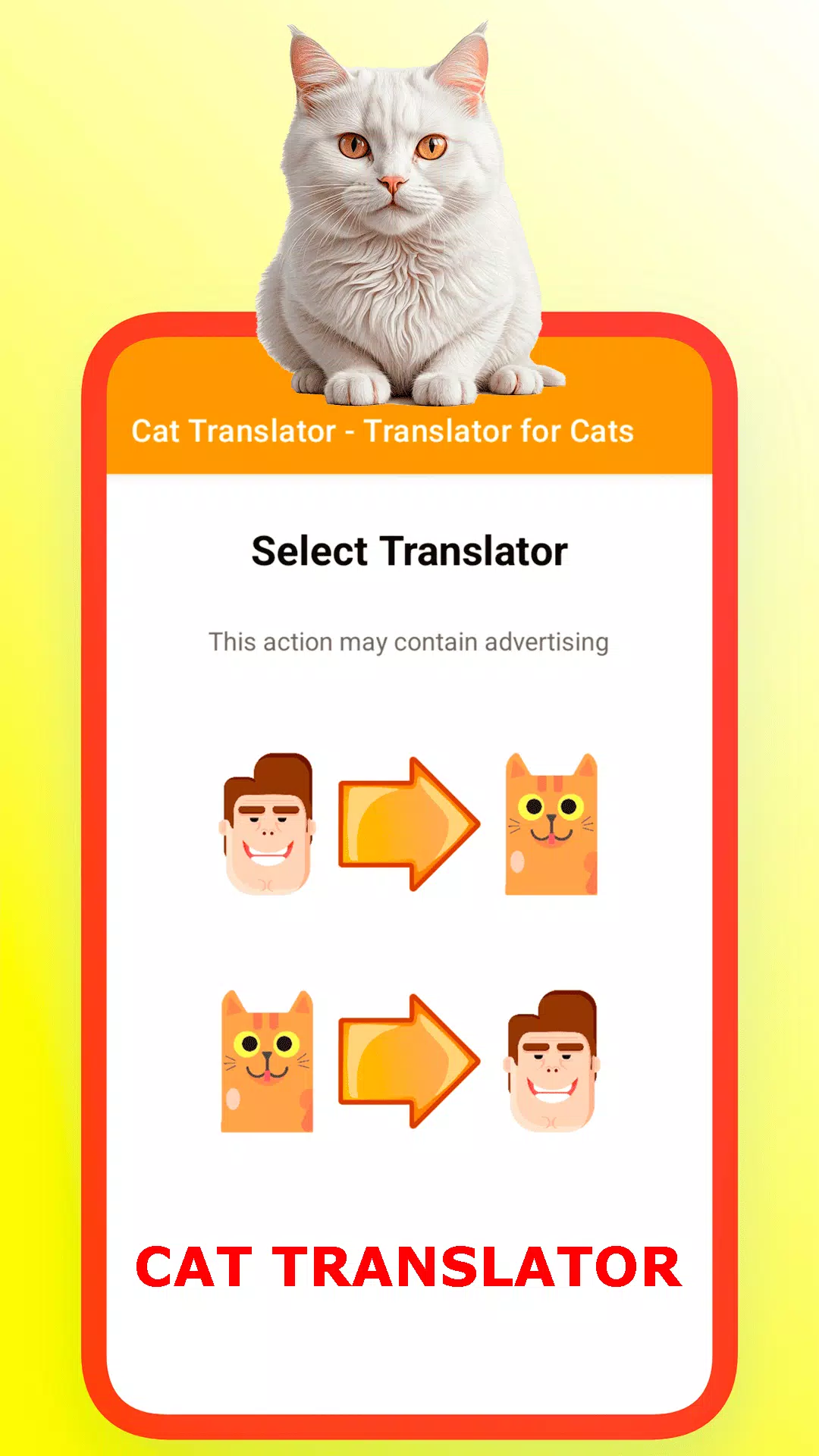 Translator for Cats Prank Captura de tela 1