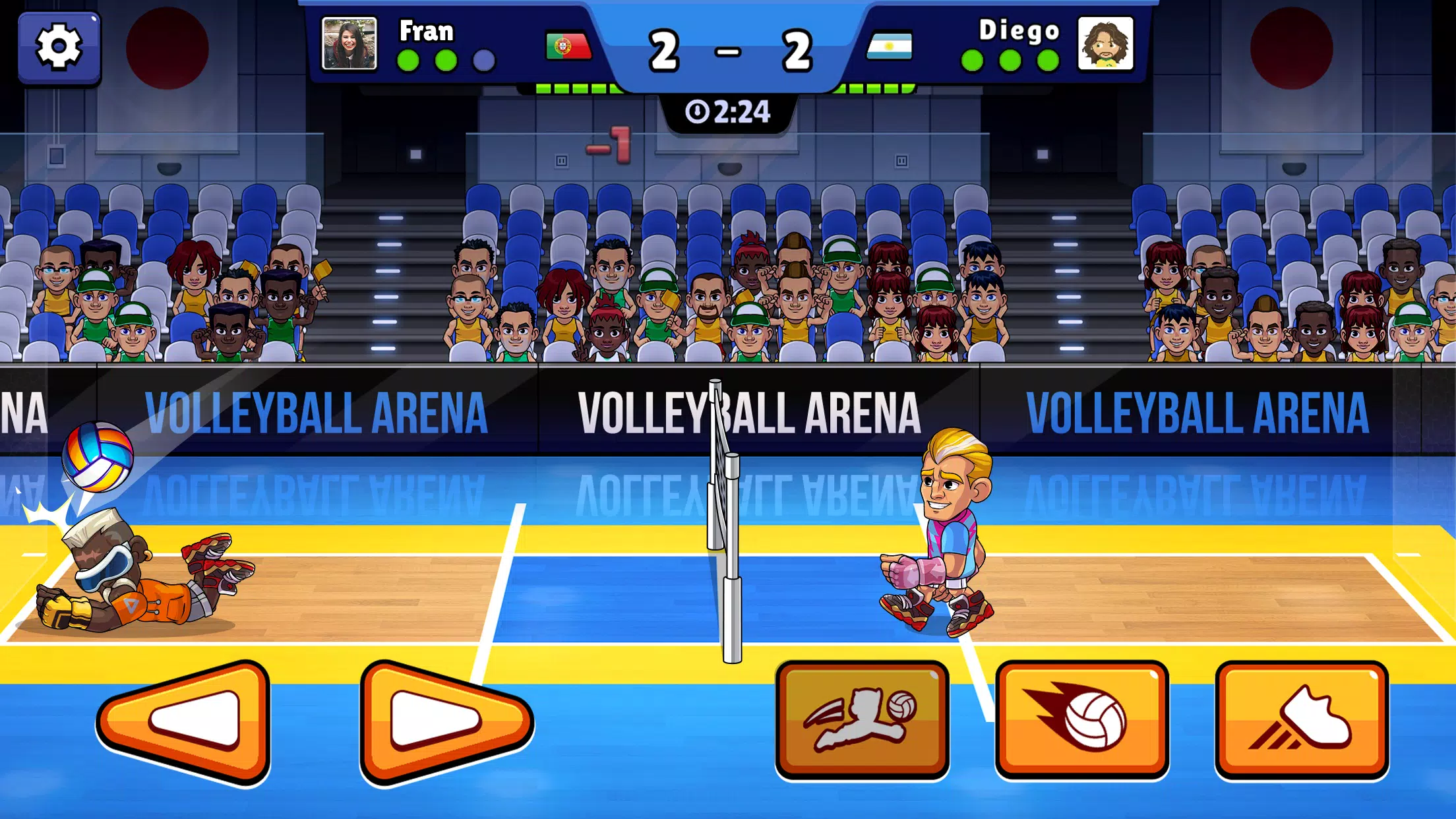 Schermata Volleyball Arena 0