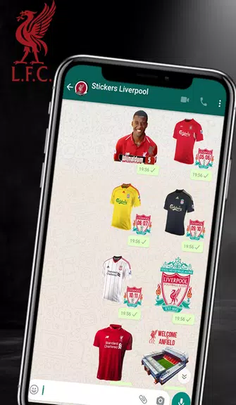 Liverpool Stickers Unofficial Captura de tela 2