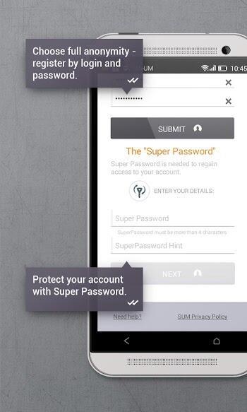 Secure messenger SafeUM Mod ဖန်သားပြင်ဓာတ်ပုံ 0