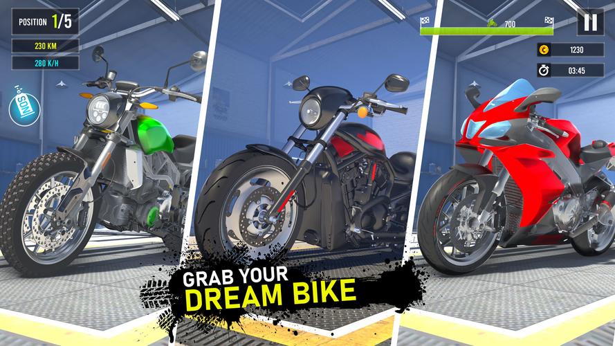 Schermata Moto Traffic Bike Race Game 3d 1