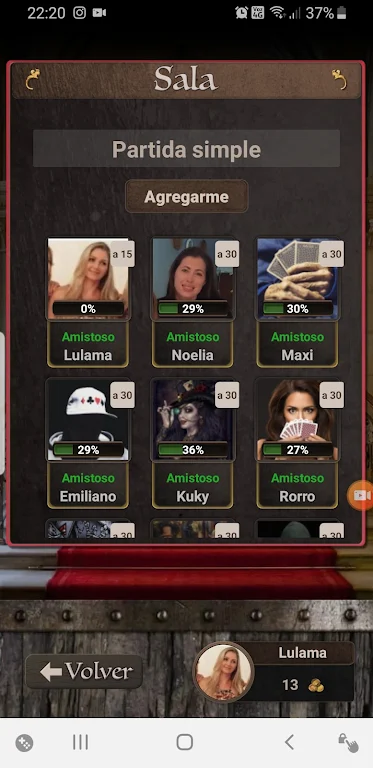 Truco Naipes Negros Zrzut ekranu 1