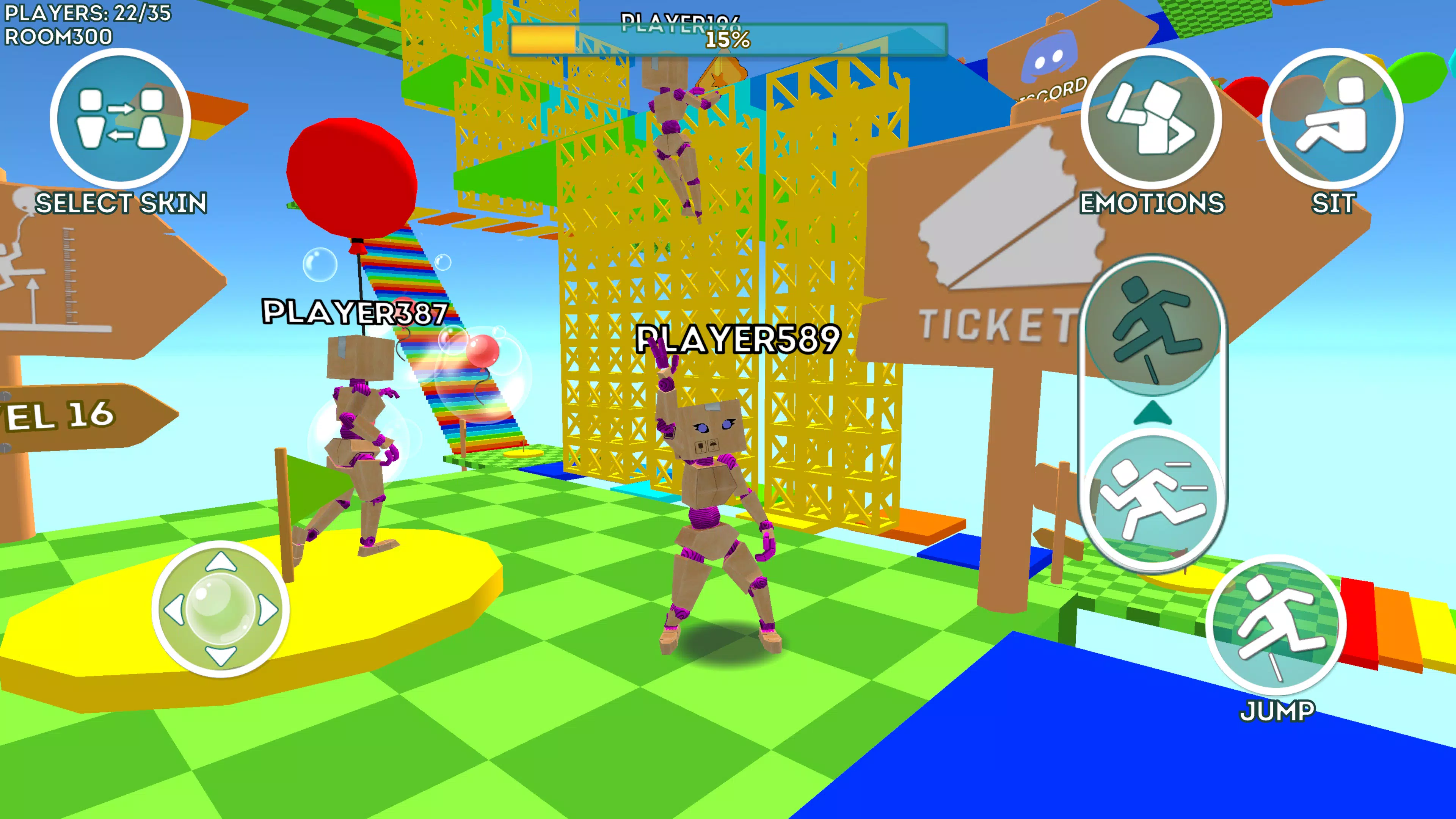 Mega Easy Parkour for Obby 螢幕截圖 1