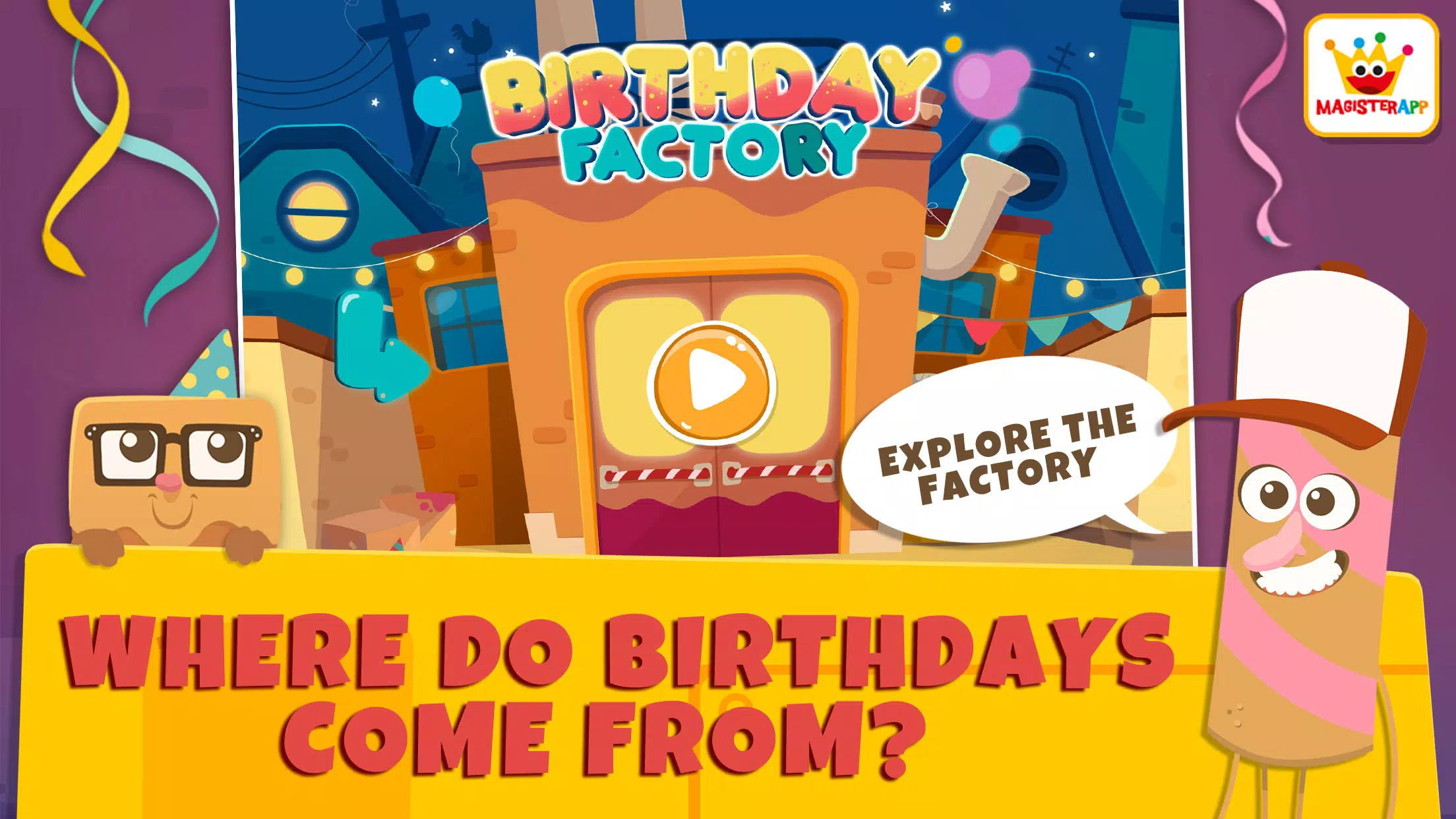 Birthday Factory 螢幕截圖 0