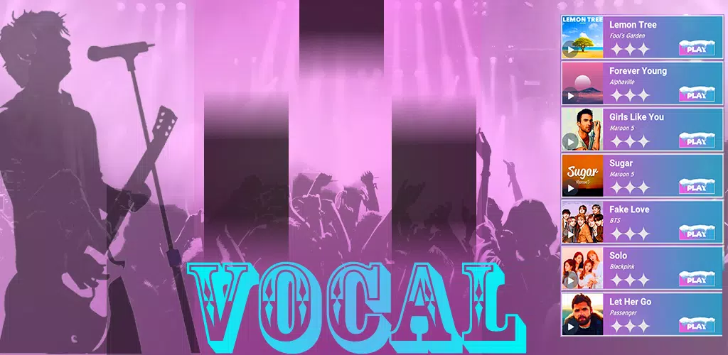 Music Vocal Piano Games 螢幕截圖 0